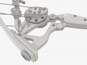 Lever action compound bow 3D 모델