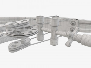 Lever action compound bow 3D 모델