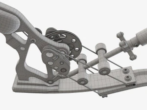 लीवर क्रिया यौगिक धनुष 3D मॉडल