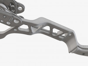 Lever action compound bow 3D 모델