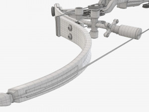 Lever action compound bow 3D 모델