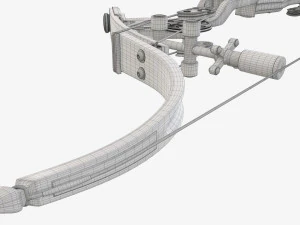 लीवर क्रिया यौगिक धनुष 3D मॉडल