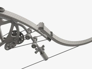 लीवर क्रिया यौगिक धनुष 3D मॉडल