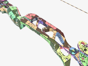 लीवर क्रिया यौगिक धनुष 3D मॉडल