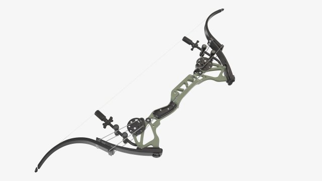 Lever action compound bow 3D 모델 .c4d .max .obj .3ds .fbx .stl .blend 