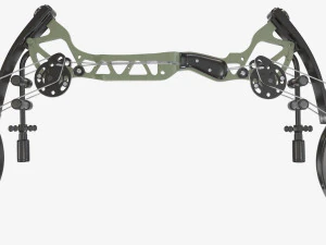 Lever action compound bow drawn 3D Model