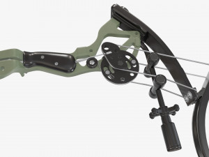 Lever action compound bow drawn Modelo 3D