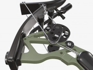 Lever action compound bow drawn Modelo 3D