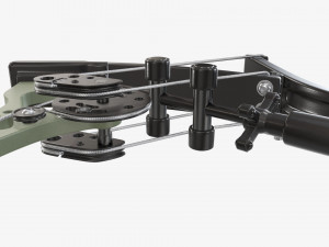 Lever action compound bow drawn Modelo 3D