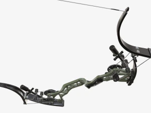 Lever action compound bow drawn 3D Model