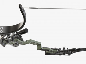 Lever action compound bow drawn Modelo 3D
