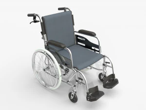 Light manual wheelchair 01 3D Model