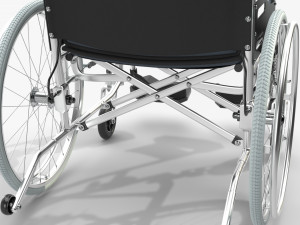 Light manual wheelchair 01 Modelo 3D