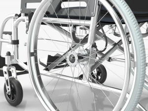 Light manual wheelchair 01 3D Model