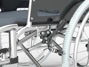 Light manual wheelchair 01 Modelo 3D
