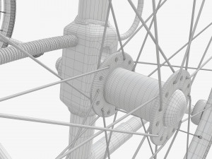Light manual wheelchair 01 Modelo 3D