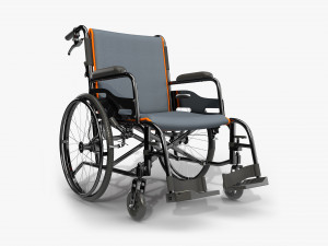 Light manual wheelchair 02 3D Model