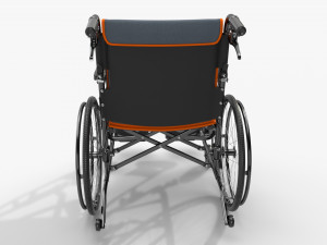 Light manual wheelchair 02 Modelo 3D