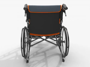 Light manual wheelchair 02 3D Model