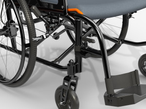 Light manual wheelchair 02 Modelo 3D