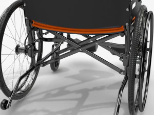 Light manual wheelchair 02 3D Model