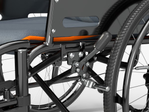Light manual wheelchair 02 Modelo 3D