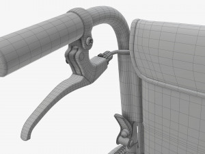 Light manual wheelchair 02 Modelo 3D