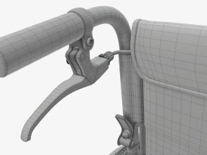 Light manual wheelchair 02 3D Model