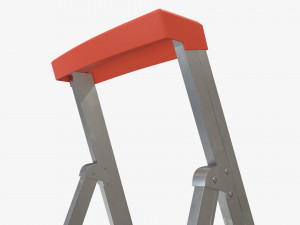 Lightweight foldable stepladder Modelo 3D