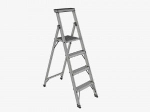 Lightweight foldable stepladder Modelo 3D