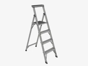 Escalera de mano plegable y ligera Modelo 3D