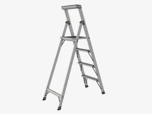 Escalera de mano plegable y ligera Modelo 3D