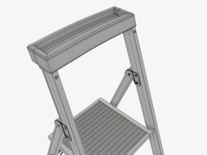 Escalera de mano plegable y ligera Modelo 3D