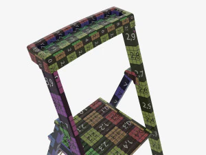 Escalera de mano plegable y ligera Modelo 3D