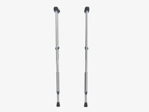 Muletas ligeras para las axilas Modelo 3D