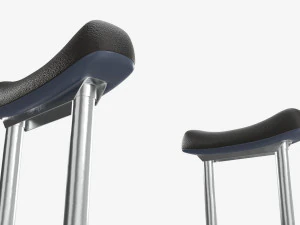 Muletas ligeras para las axilas Modelo 3D