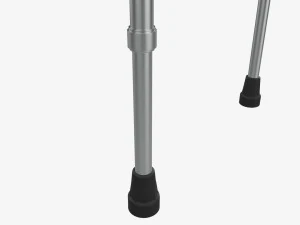 Lightweight walking forearm crutches 3D Model