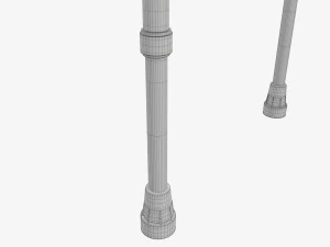 Lightweight walking forearm crutches 3D Model