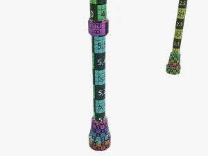 Lightweight walking forearm crutches 3D Model