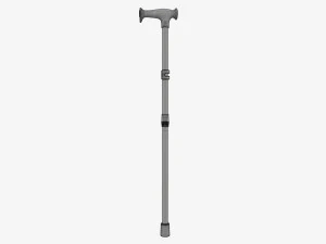 Lightweight walking stick 3D Model