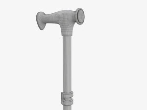 Lightweight walking stick 3D Model