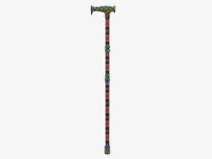 Lightweight walking stick 3D Model