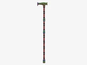 Lightweight walking stick 3D Model