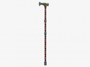 Lightweight walking stick 3D Model