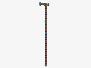 Lightweight walking stick 3D Model