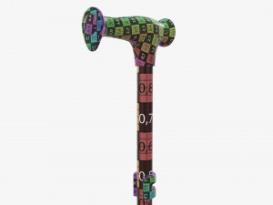 Lightweight walking stick 3D Model