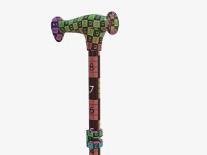 Lightweight walking stick 3D Model