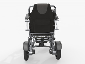 Lite folding powered wheelchair Modello 3D