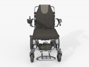 Lite folding powered wheelchair Modello 3D