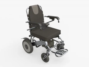 Carrozzina elettrica pieghevole Lite Modello 3D